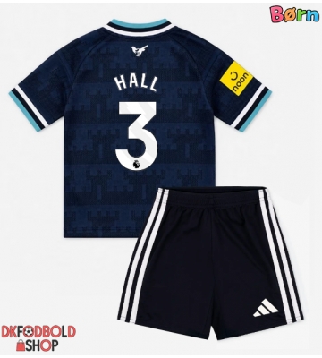 Newcastle United Lewis Hall #3 Udebanesæt Børn 2026-27 Kort ærmer (+ korte bukser)
